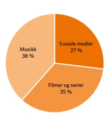 Figur 5. Sosiale mediebrukere (Brevik, 2019).