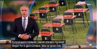 NRK Dagsrevyen mandag 8.2.2021.