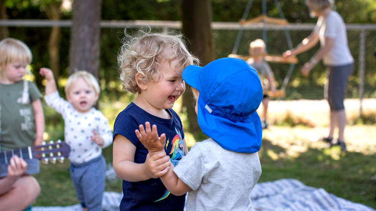 RAUSE BARN: Ny forskning i elleve europeiske land avdekker at barn ønsker å være inkluderende. (Arkivfoto - Tine Poppe)