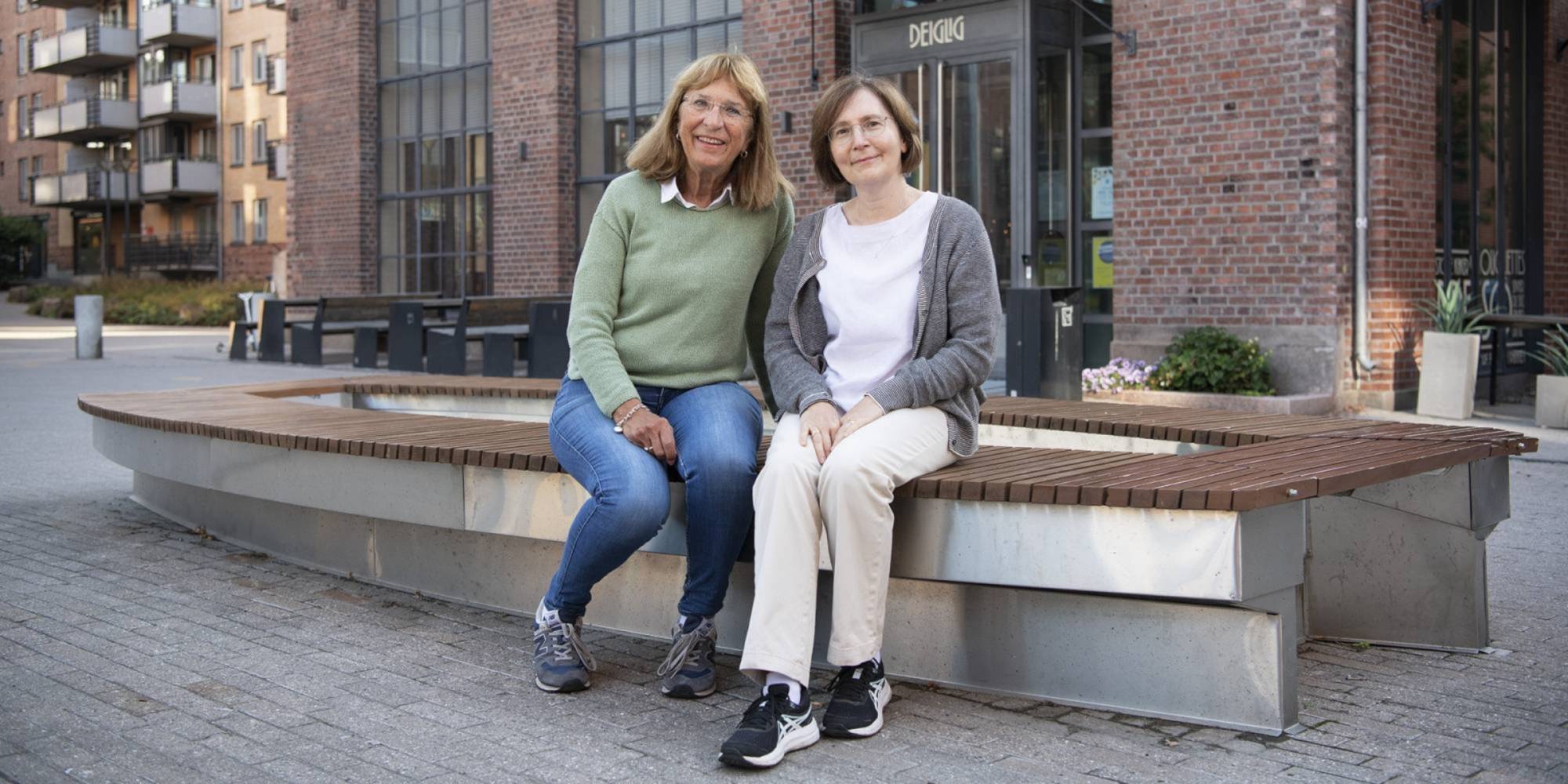 Nina Misvær og Elena Albertini Früh ved OsloMet har forsket på ungdommer med diabetes type 1. Foto: Sonja Balci