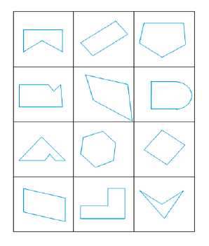 Figur 2: Ark med mangekanter