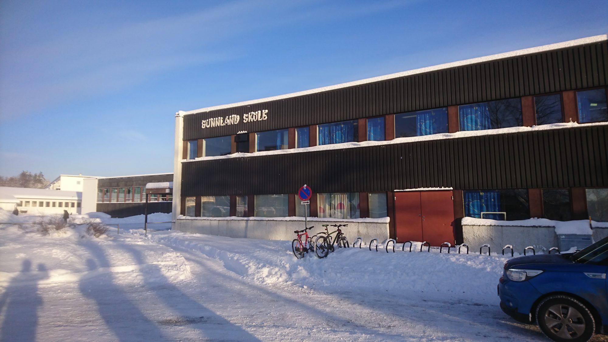 Sunnland skole i Trondheim er en av skolene som har vært med i prosjektet. Foto: SINTEF