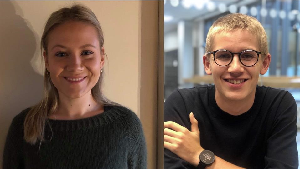 Malene og Espen er to av seks studentar som har fått plass på den nye forskarlinja ved HVL. Foto: Privat