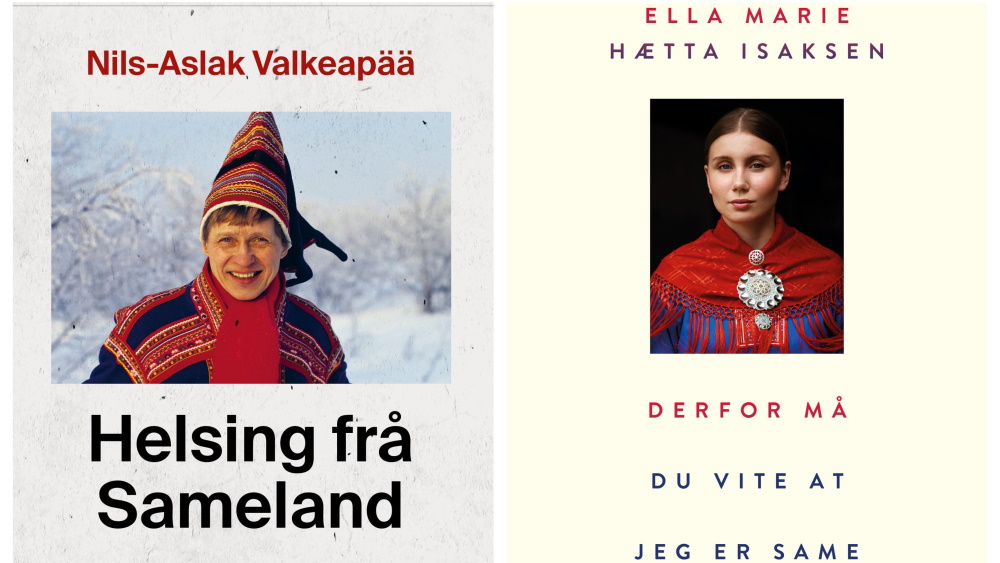 Ved å lese to bøker skrevet om samisk kultur utgitt med femti års mellomrom kan vi se en utvikling i samisk aktivisme (omslagsfoto: Pax forlag & Cappelen Damm). Kollasj: UiO