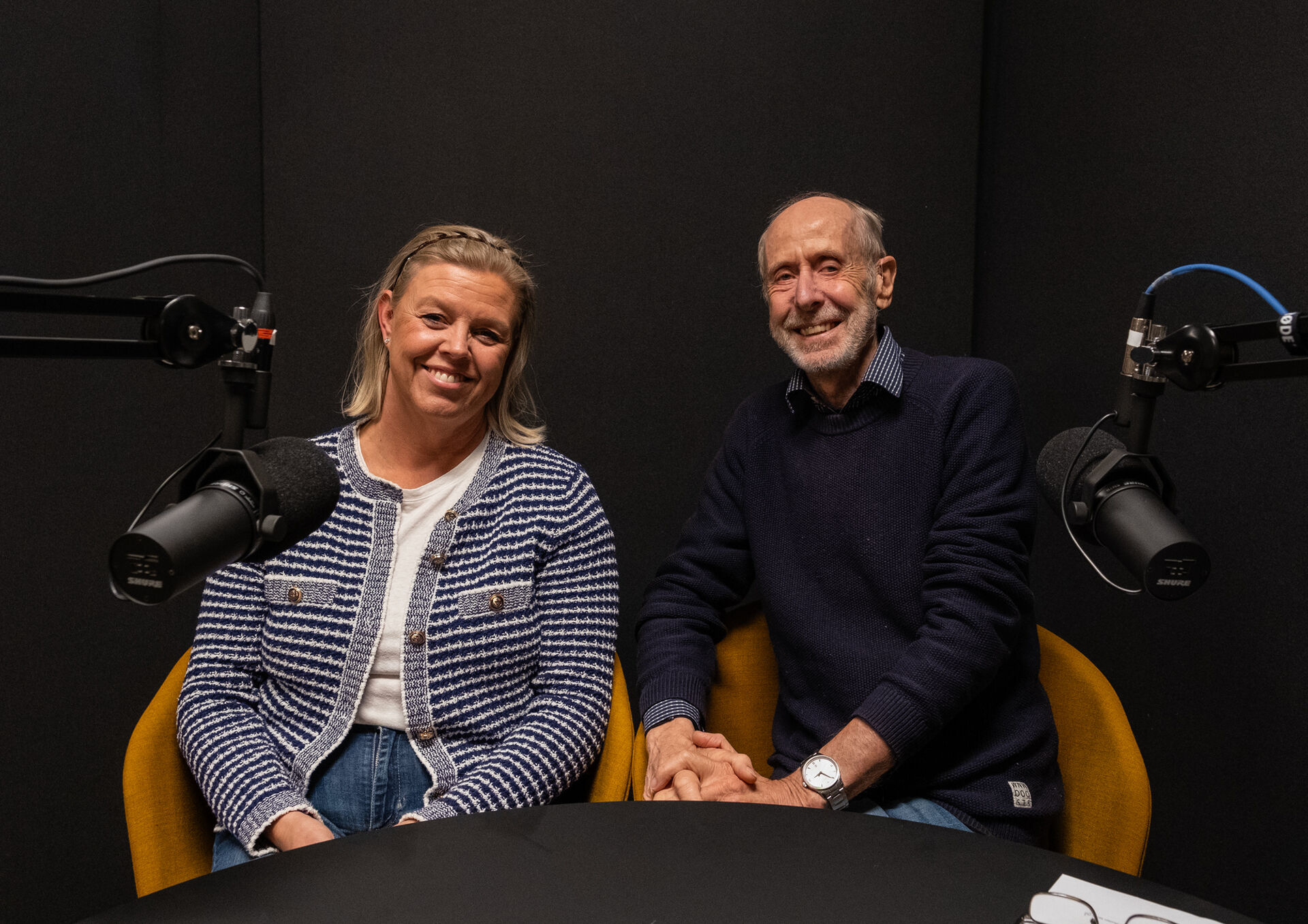 Tone Tveit Rosenlund ved Læringsmiljøteamet i Asker kommune og Erling Roland, seniorprofessor i pedagogisk psykologi og tidligere leder for Læringsmiljøsenteret. Foto: Fredrik Solli Wandem, SpedAims. 